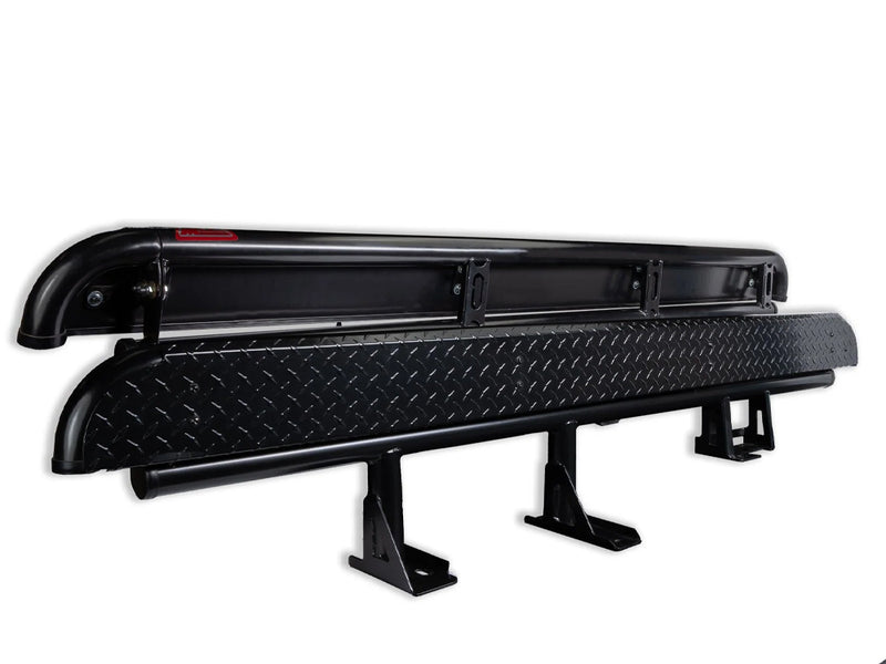 Navara NP300 2015-Present 309BSBK All Black Side Step Package β SKU MCC-03013-309BSBK