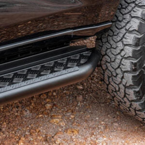 Side Step (Can use for rails, Black) to suit Isuzu MU-X (6/2021 on)