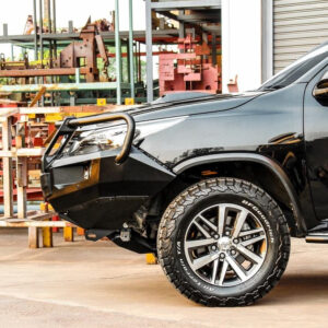Elite Loop Bull Bar (Orange Recovery Points & Black Bash Plate) to suit Toyota Fortuner GUN156R (8/2015 to 5/2018)