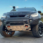 Aluminum Front Bar – Isuzu D-Max 2017-2019, includes RIVAL FOG lights (Set of 2)