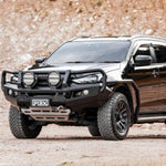 Genesis Loop Bull Bar (Black Recovery Points & Grey Bash Plate) to suit Isuzu MU-X (6/2021 to 10/2024)