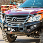 Elite Loop Bull Bar (Black Recovery Points & Orange Bash Plate) to suit Mazda BT-50 (10/2011 to 6/2020)