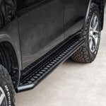 Side Step (Can use for rails, Black) to suit Toyota Fortuner GUN156R (8/2015 to 5/2018)