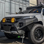 Aluminum Front Bar – Mitsubishi Triton MR 2019-2024, includes RIVAL FOG lights (Set of 2)