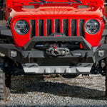 Aluminum Front Bar – Jeep Wrangler 2007-On / Gladiator 2020-On, includes RIVAL FOG lights (Set of 2)