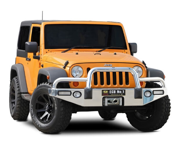 JEEP WRANGLER JK Winch Bullbar with Bumper Lights (/08 to 04/18)