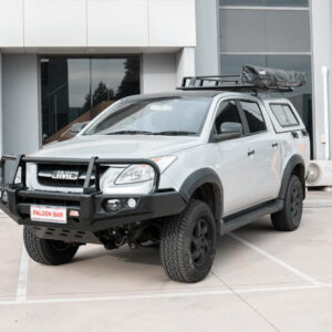 JMC Vigus 2012-2018 707-02 Falcon Bull Bar Black A-Frame Package (LED Foglight) – SKU MCC-13001-702FOGUP