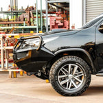 Elite Loop Bull Bar (Orange Recovery Points & Black Bash Plate) to suit Toyota Fortuner GUN156R (8/2015 to 5/2018)