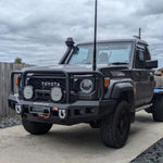 Land Cruiser 70s Series 2024-On – 078-02SQ Rocker Bull Bar Triple Loops Package – SKU MCC-01024-7802SQ